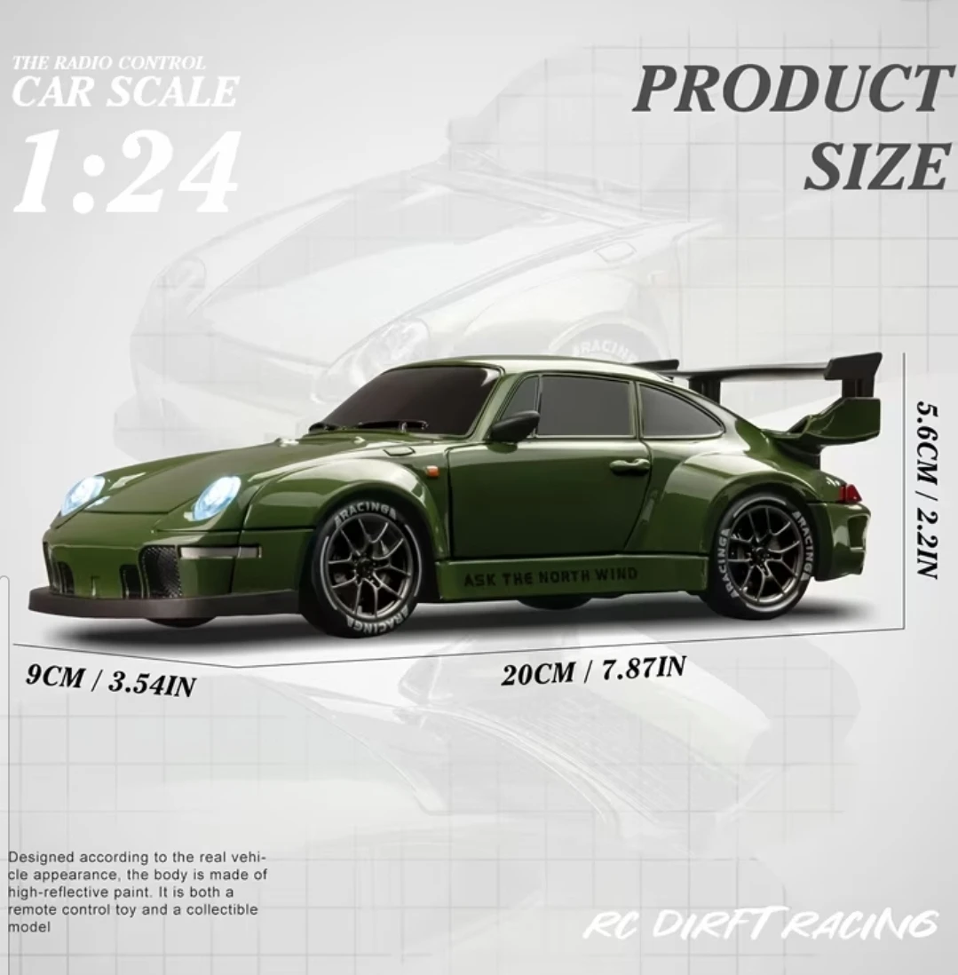 RC Car 1:24 Scale 4WD Remote Control Car - photo 3