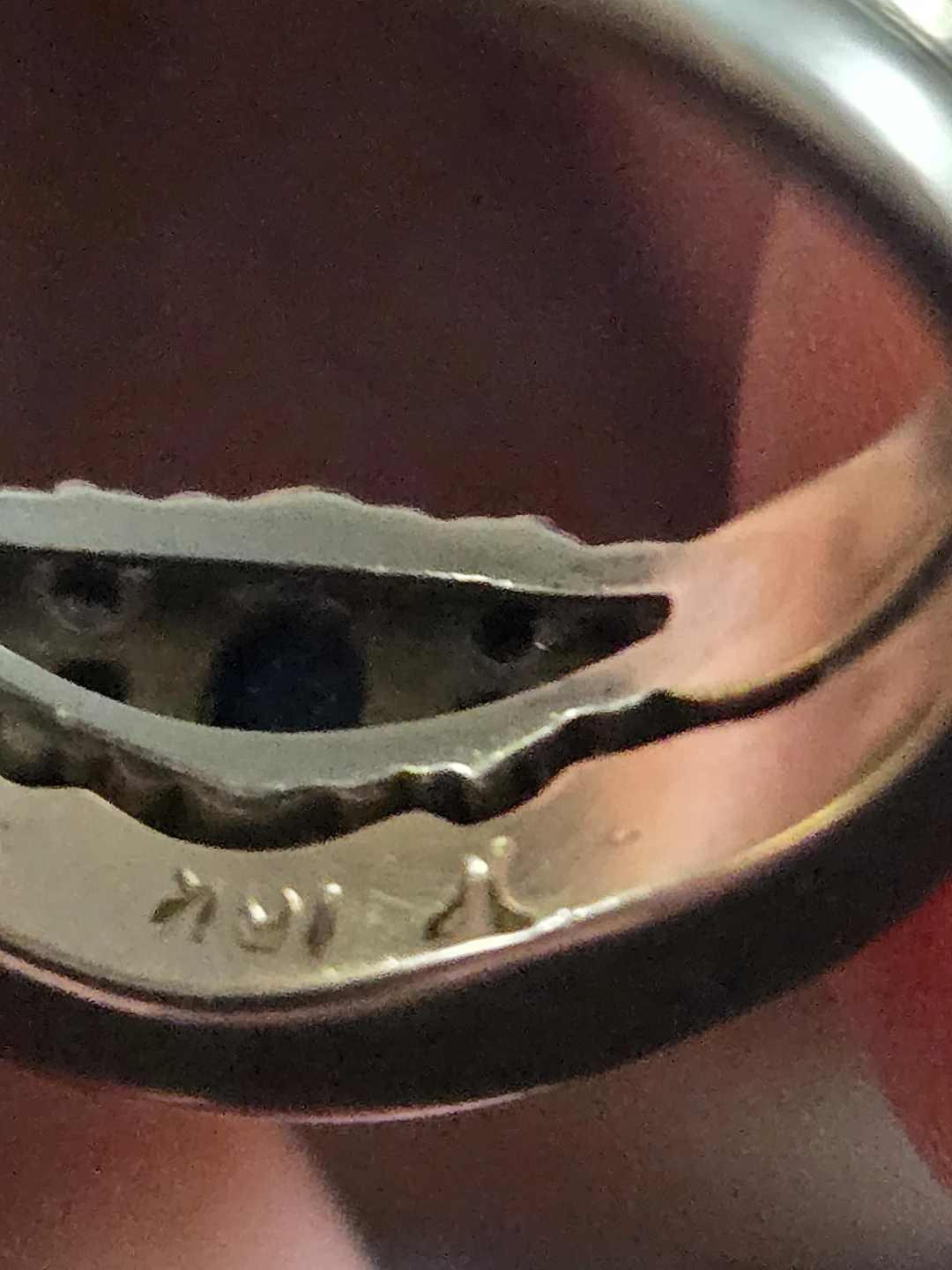 10K Gold Sapphire and Diamond Ring - photo 3