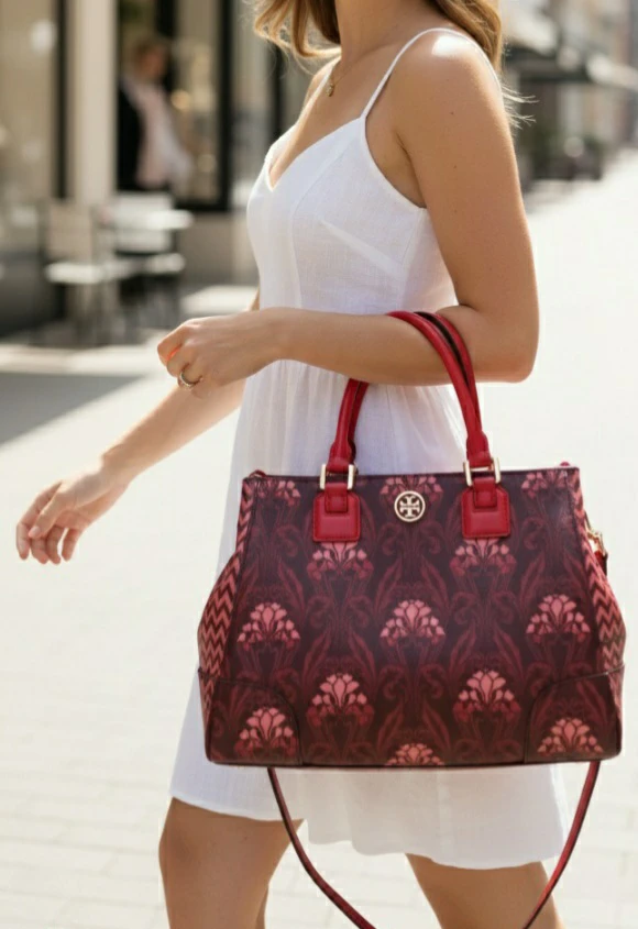 Tory Burch Floral Tote Bag