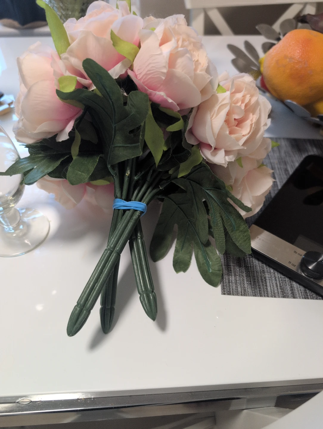 Artificial Peony Flower Bouquet - Pink - photo 3