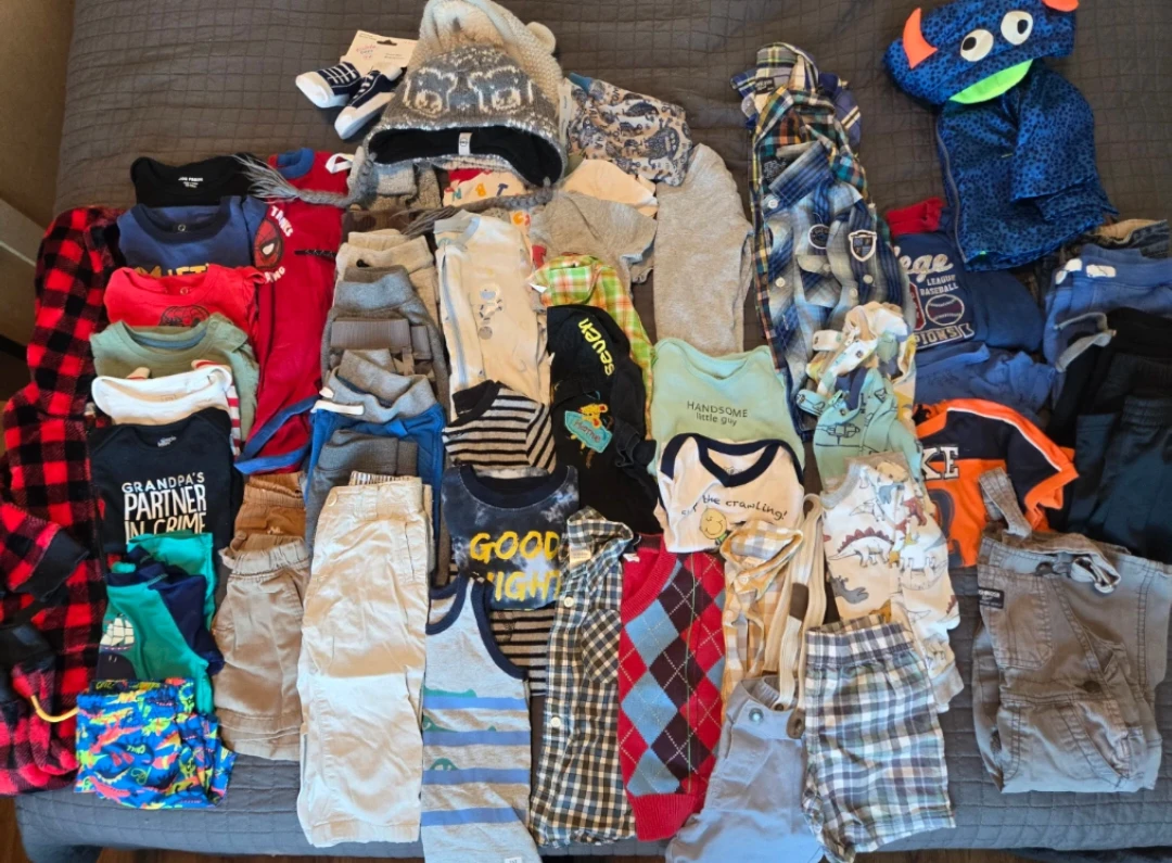 12 - 24 M Toddler Boys Clothes Bundle (Various Brands) - photo 2