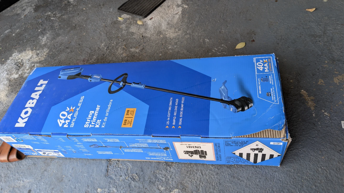 Kobalt 40V MAX Cordless String Trimmer Kit - photo 3