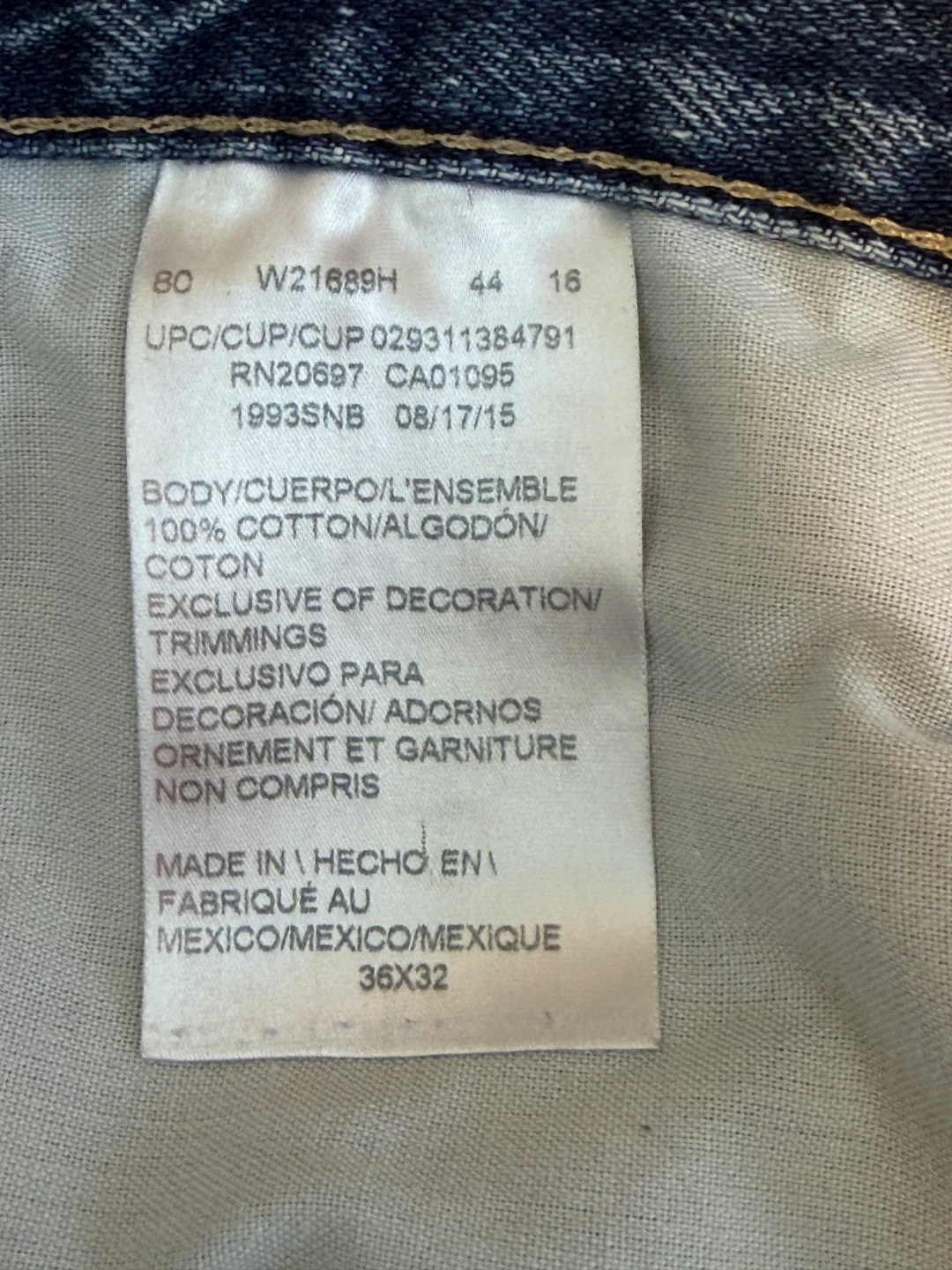 Dickies Men's 36x32 Carpenter Jeans - photo 3