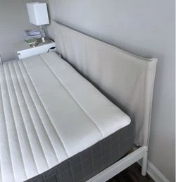IKEA White MALM Bed Frame with Mattress - photo 2