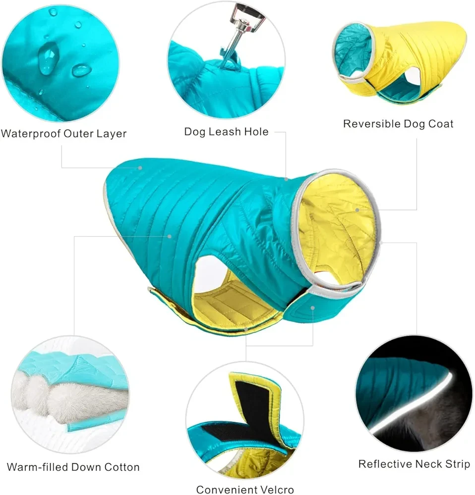 Reversible Dog Coat - Size 2XL - photo 3