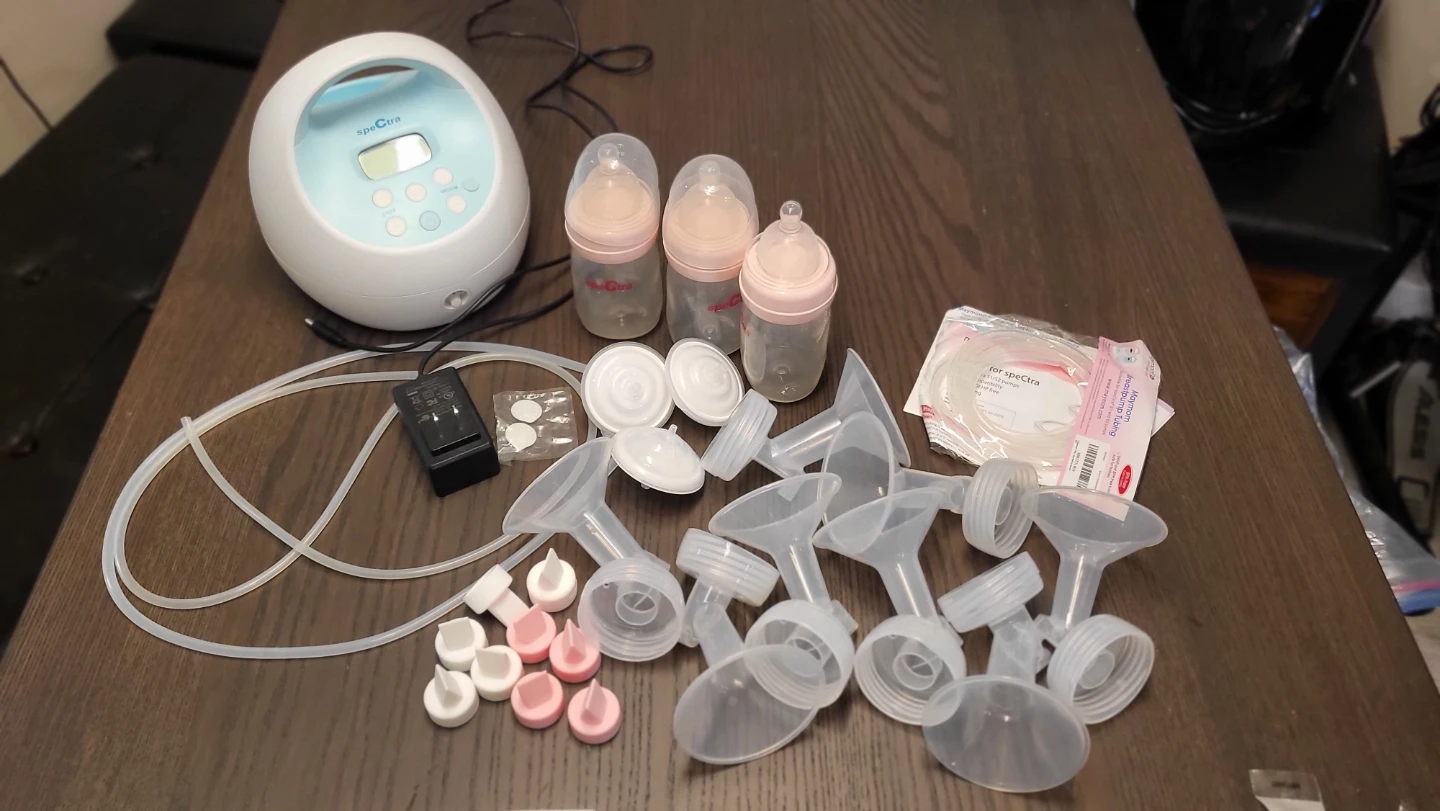 Spectra S1 Breast Pump + Extra Parts Bundle