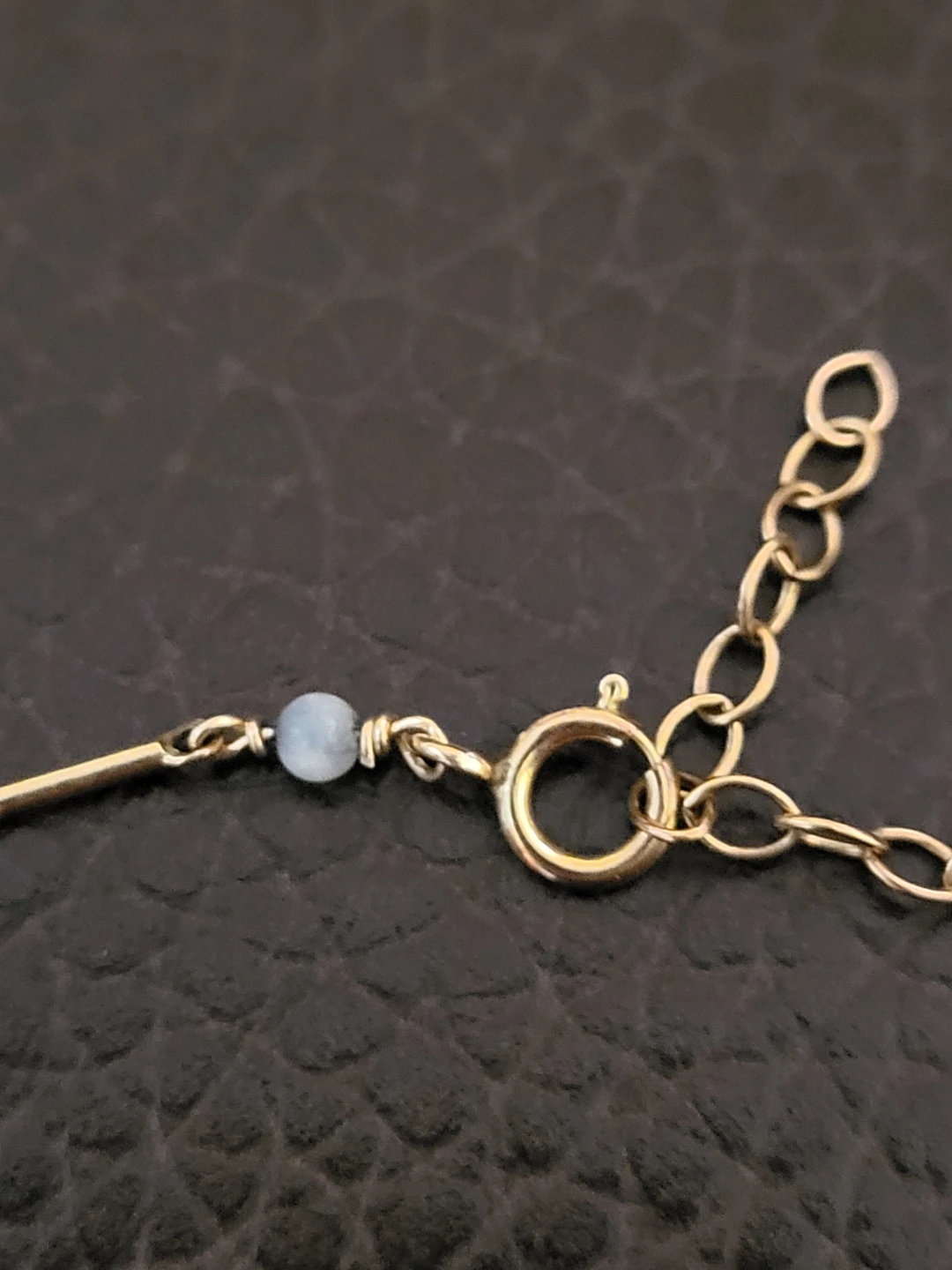 Artisan 14K Gold Filled Bar & Link Bracelet with Moonstone - photo 3
