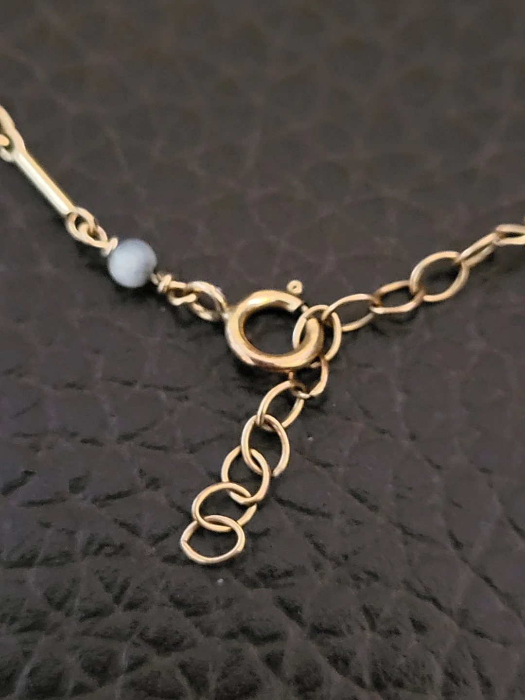 Artisan 14K Gold Filled Bar & Link Bracelet with Moonstone - photo 4