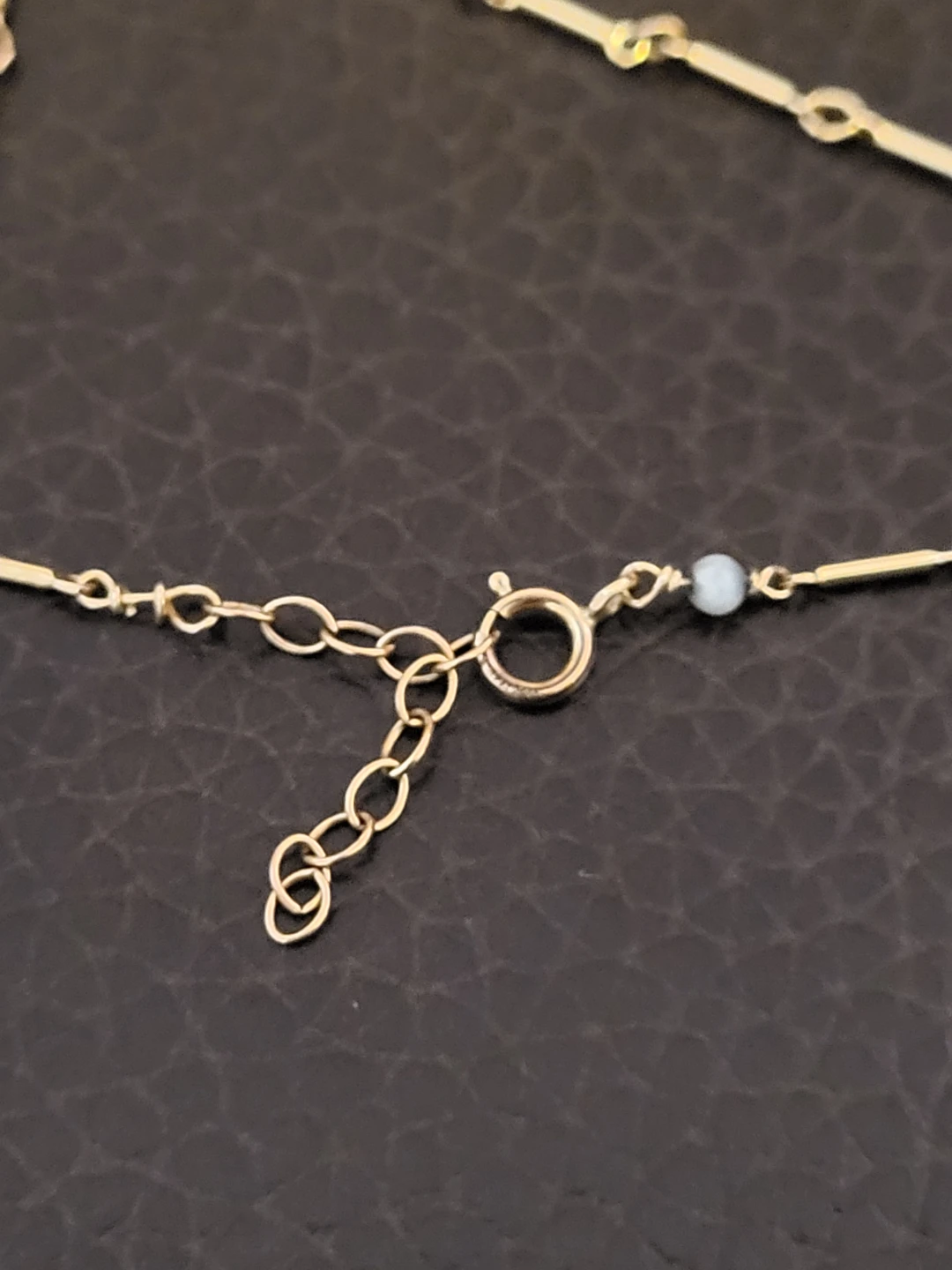 Artisan 14K Gold Filled Bar & Link Bracelet with Moonstone - photo 5