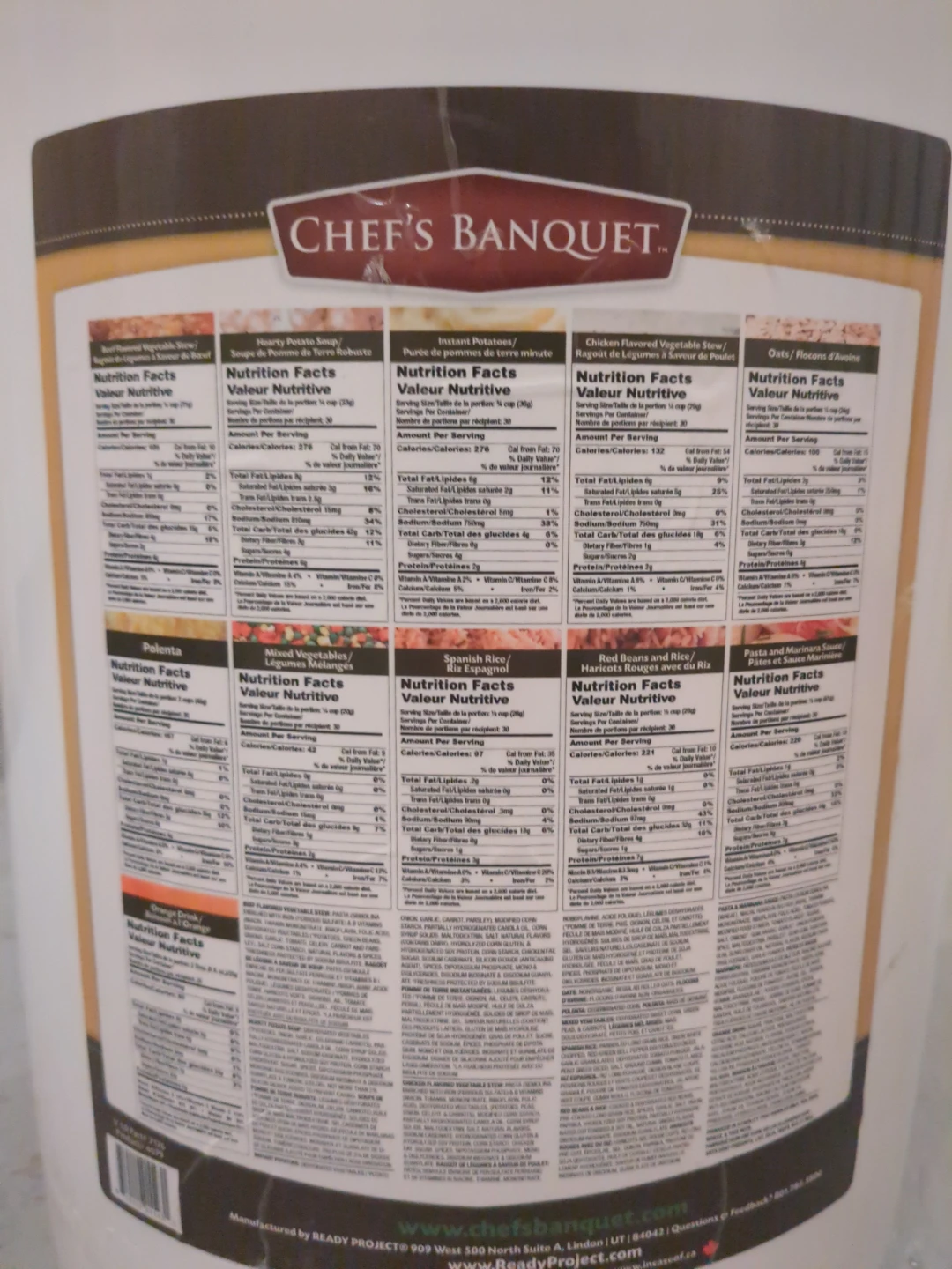 VINTAGE Y2K Chef's Banquet Meals MRE - 13 Pack