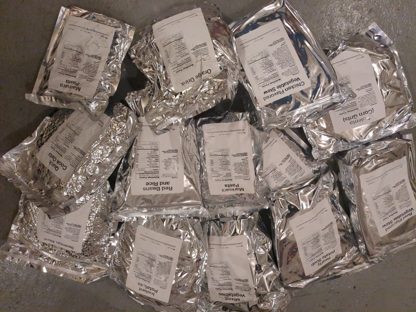 VINTAGE Y2K Chef's Banquet Meals MRE - 13 Pack - photo 4