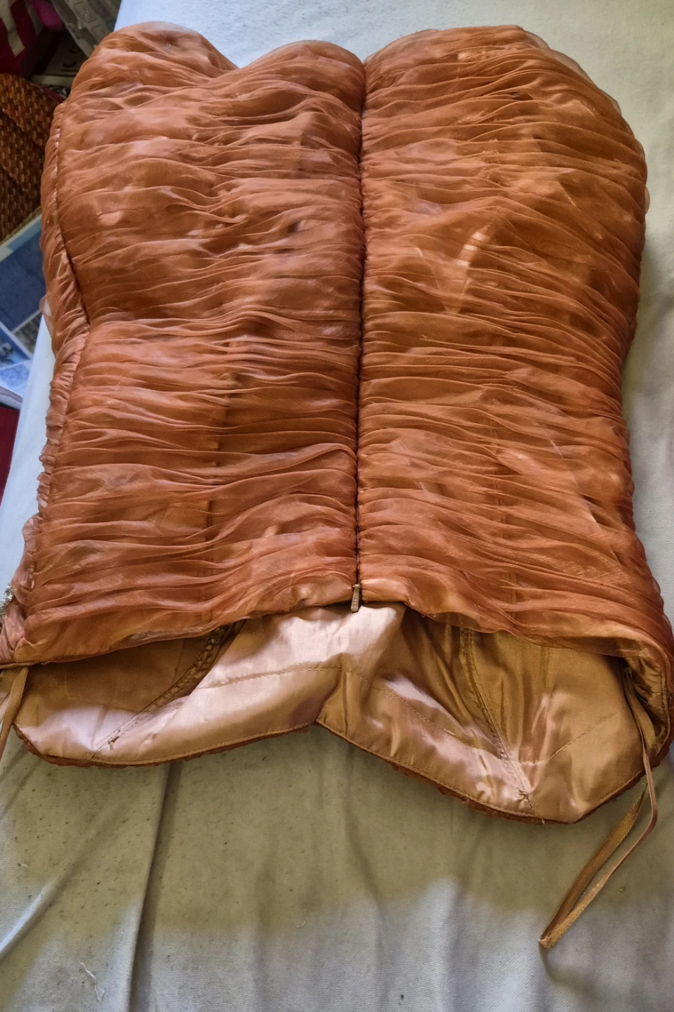 Embellished Brown Formal Dress - photo 3
