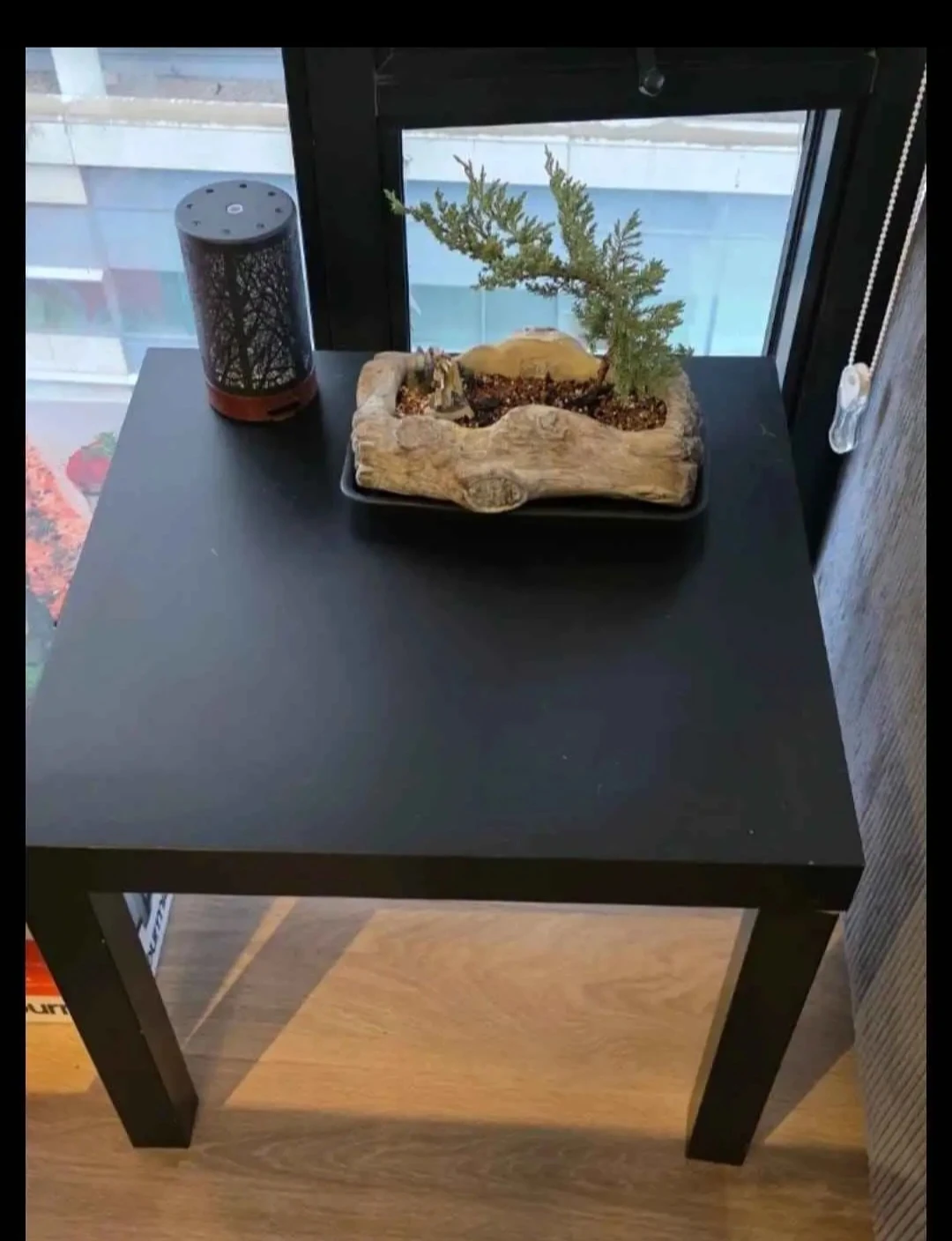 Black Square Side Table - photo 3