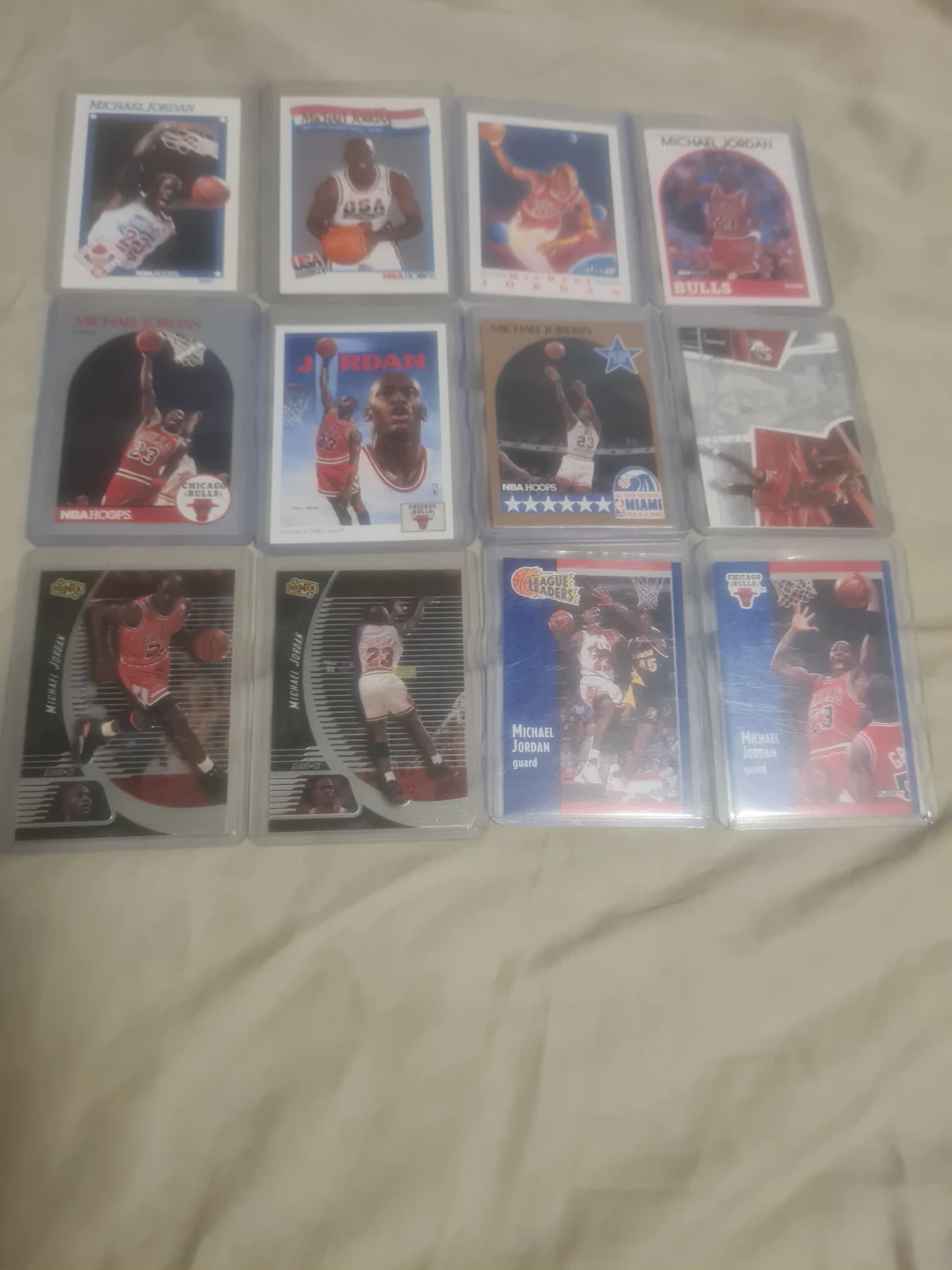Michael Jordan Basketball Trading Cards - Lot of 10