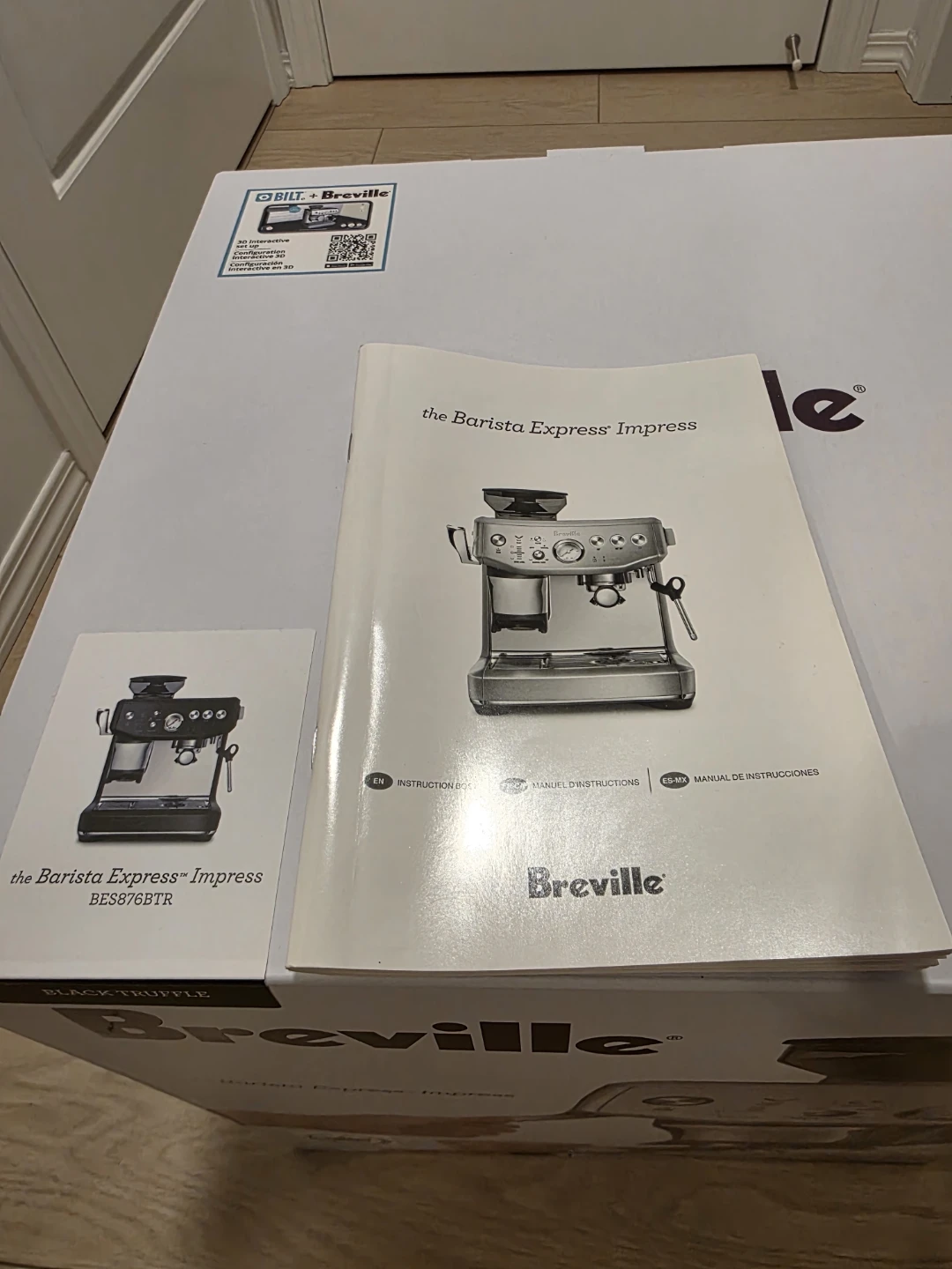 Breville Barista Express Impress Espresso Machine - Black - photo 2