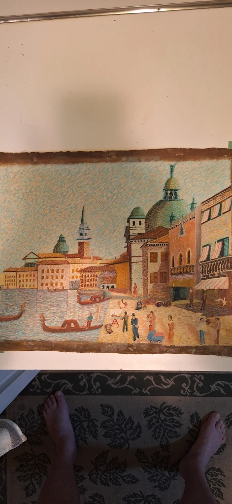 Venice Canal Scene Painting