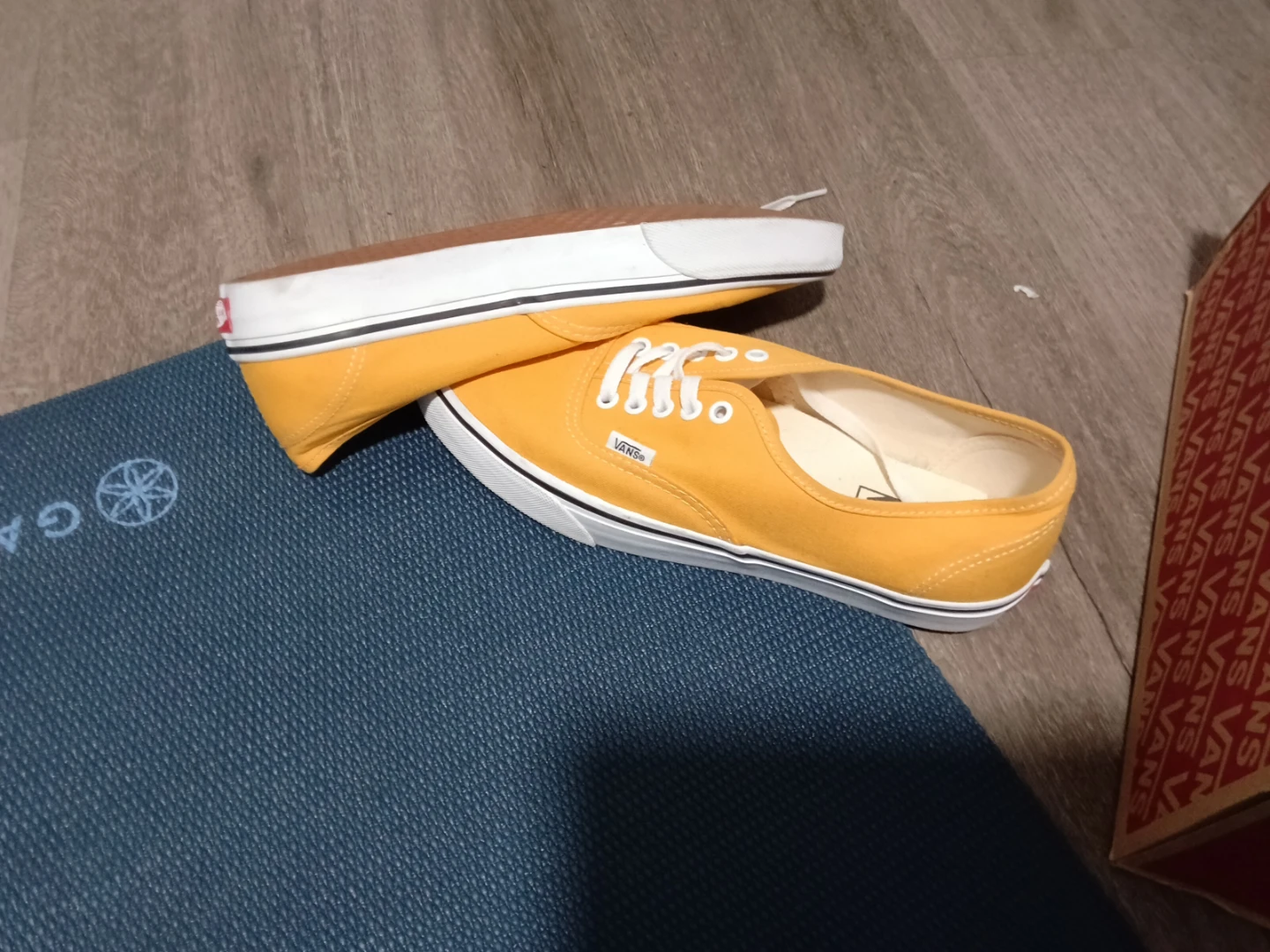 Vans Authentic Yellow Canvas Sneakers