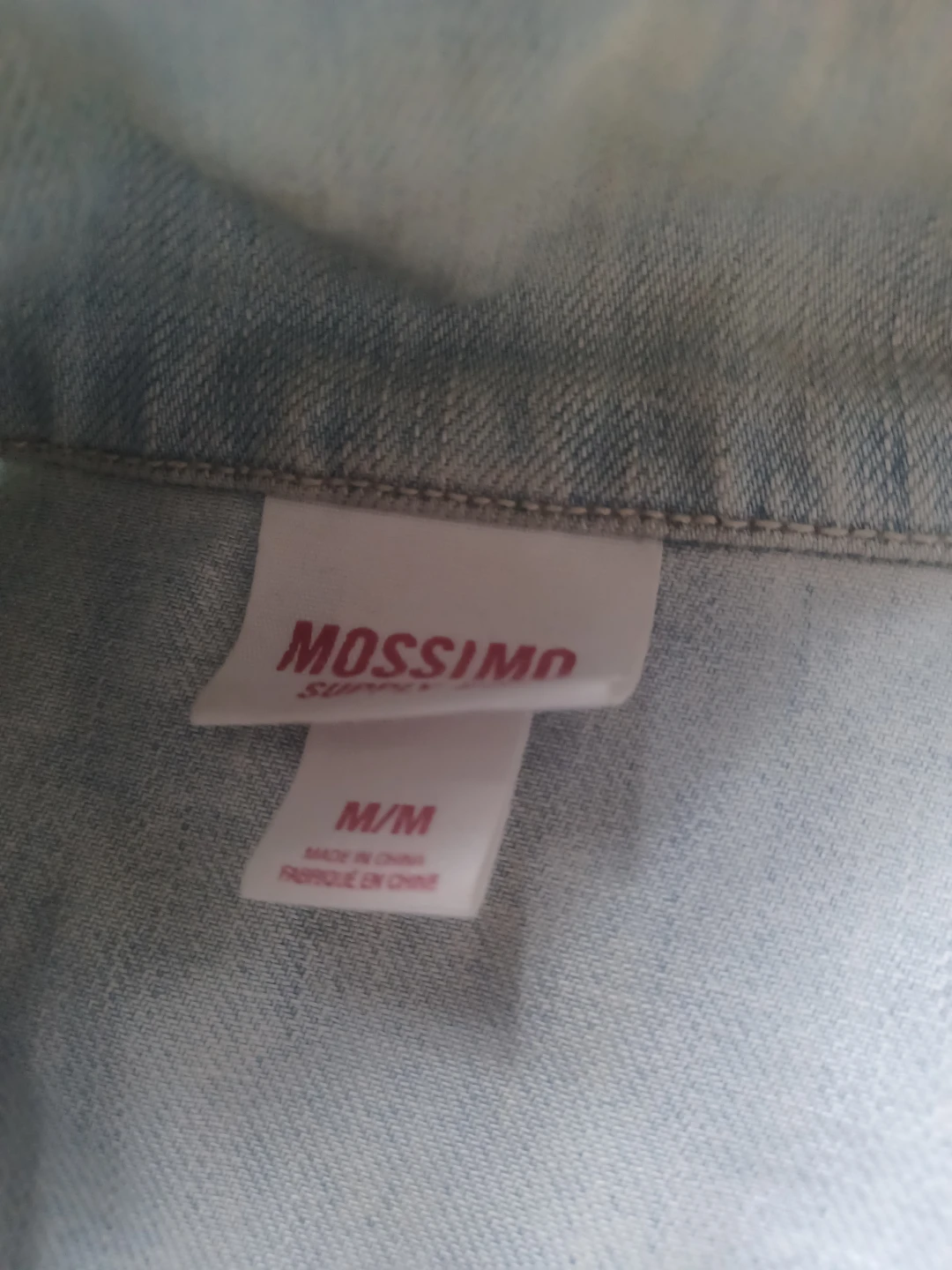 Mossimo Supply Co. Light Wash Denim Jacket Size M/M - photo 4