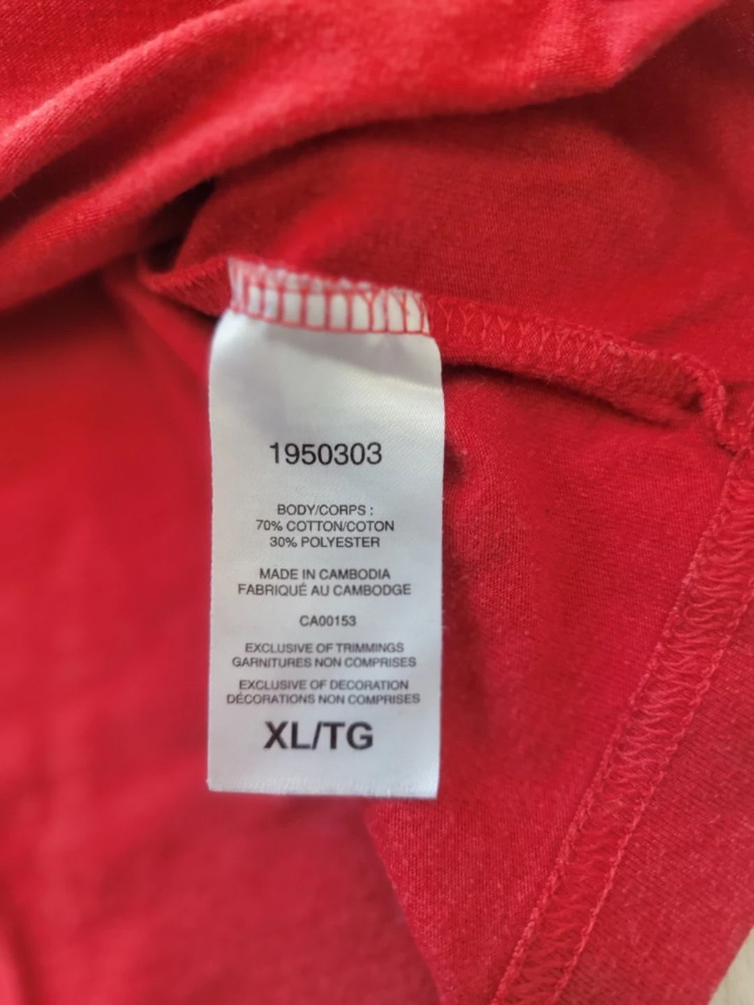 Champion Red T-Shirt XL/TG - photo 3