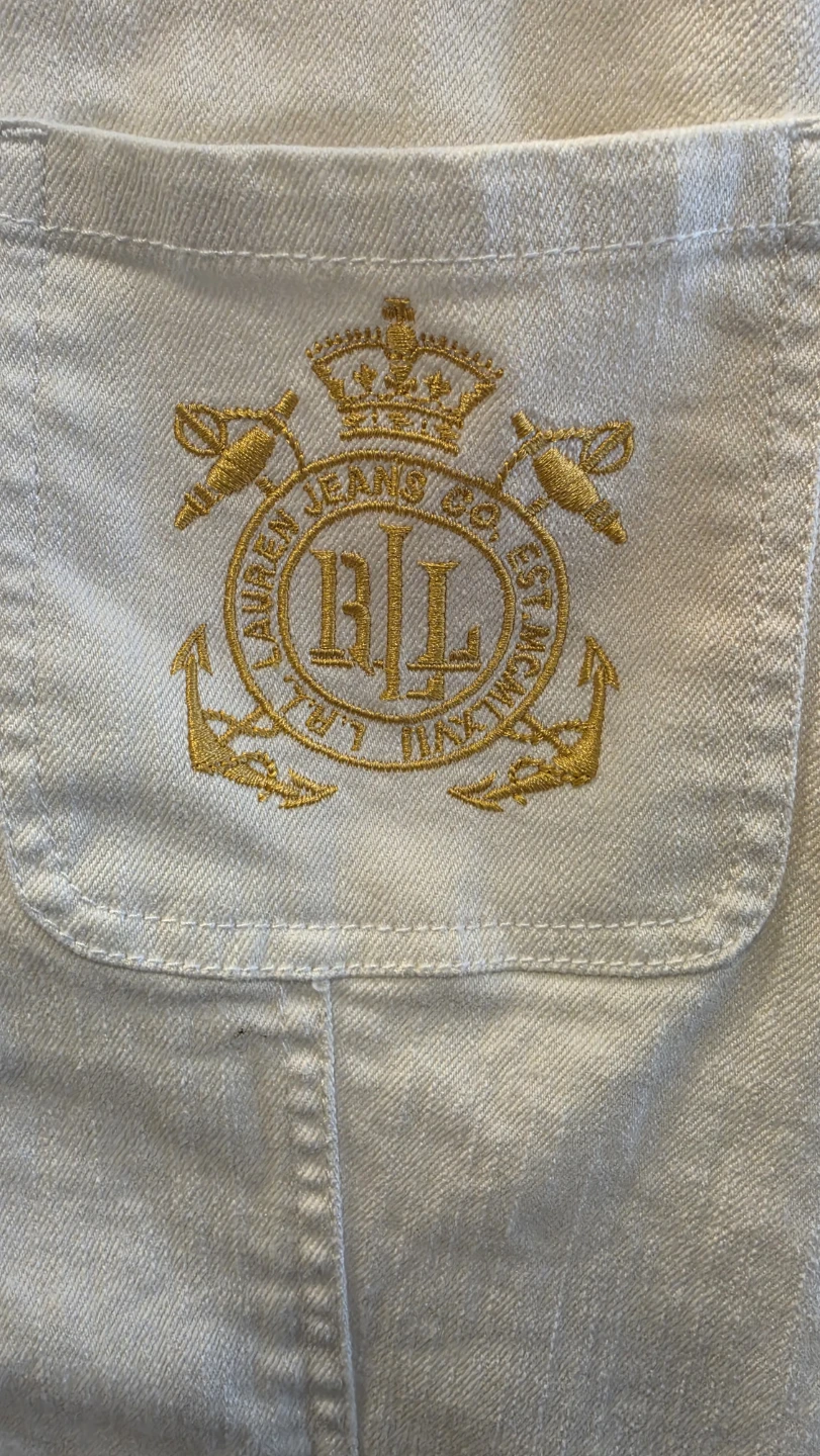 Lauren Jeans Co. Ralph Lauren White Blazer Jacket XL - photo 2