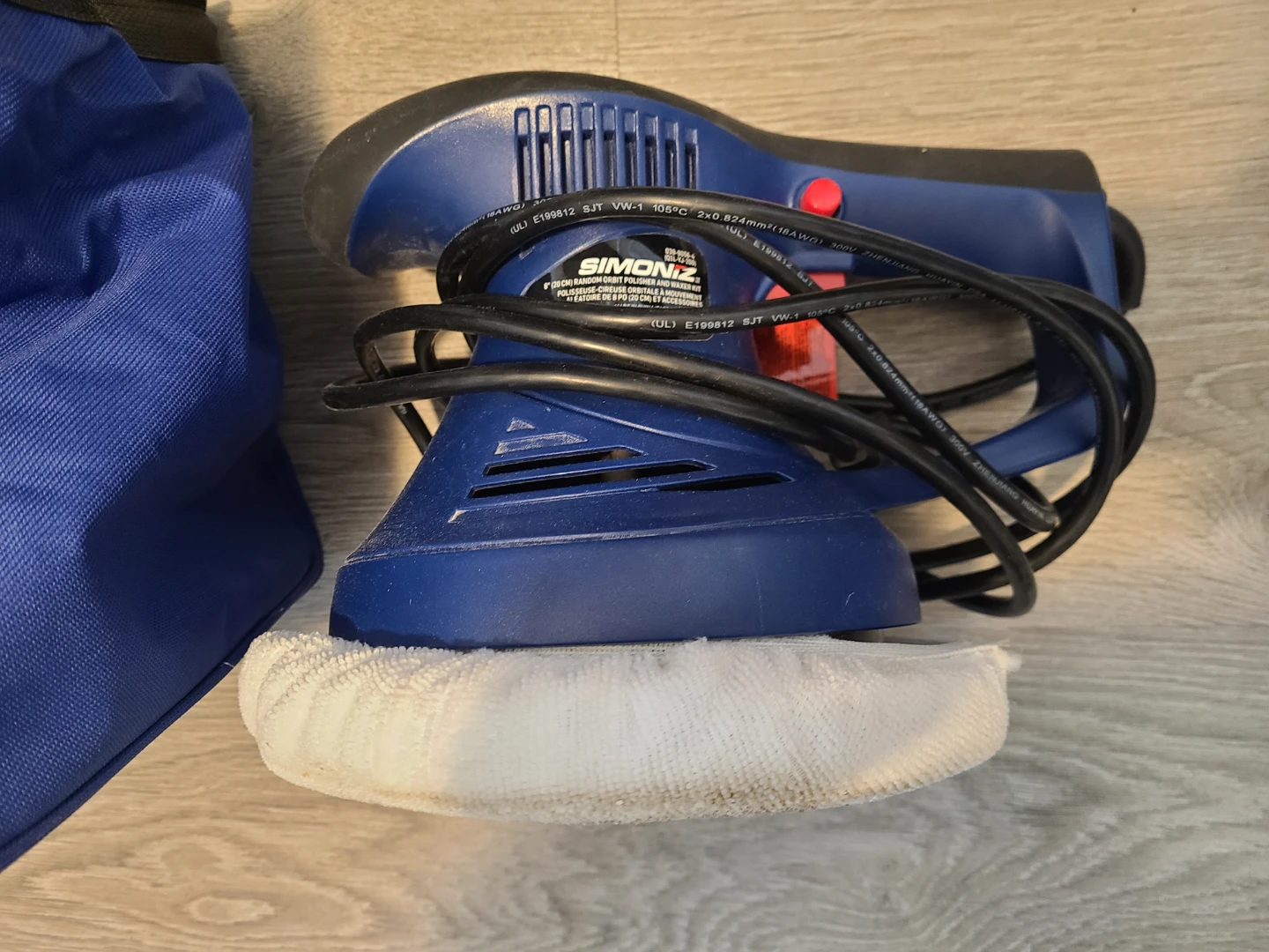 SIMONIZ 8" Random Orbit Polisher and Waxer Kit