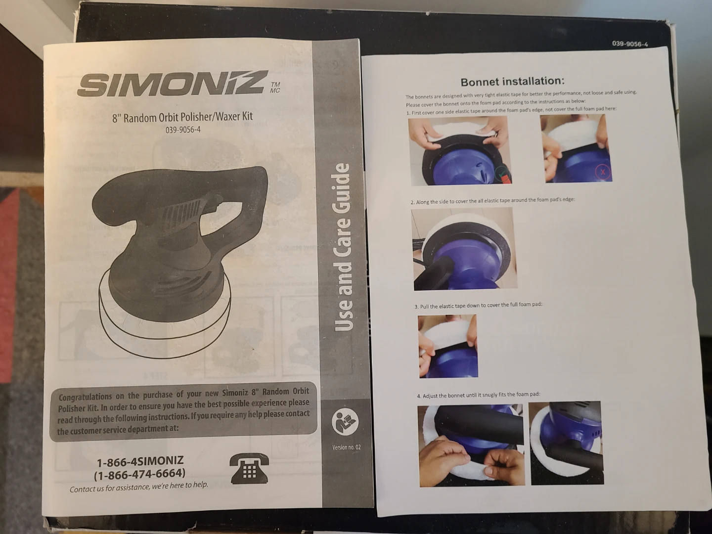SIMONIZ 8" Random Orbit Polisher and Waxer Kit - photo 3