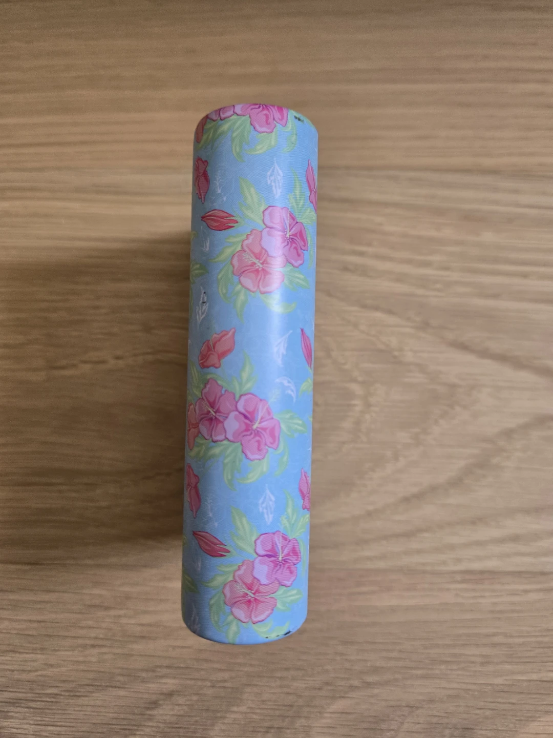 Mini Book Type Tin Storage Box Blue Floral - photo 2