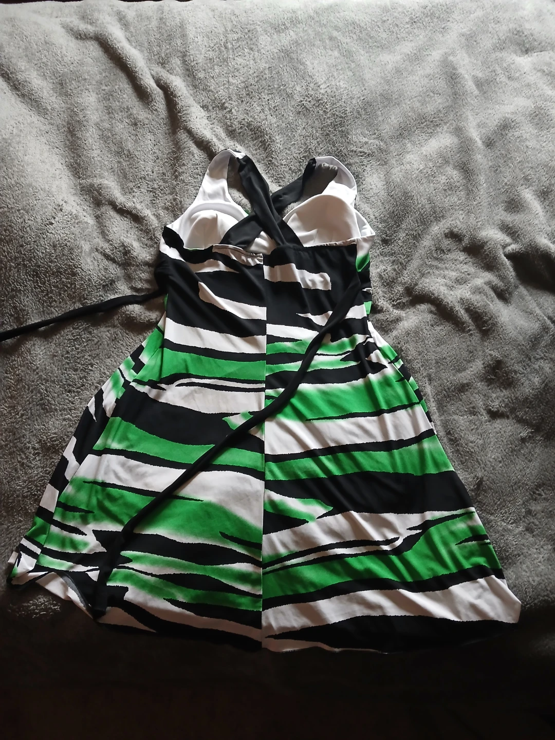 Women's Striped Halter Dress - photo 2