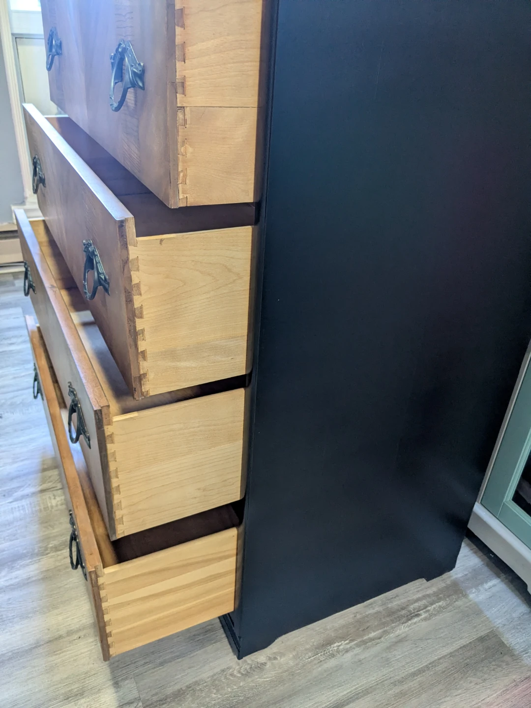 Refinished Vintage Walnut Dresser - photo 5