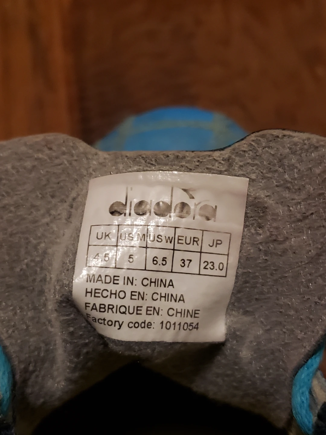 Diadora Blue Soccer Cleats Youth Size 5 - photo 3