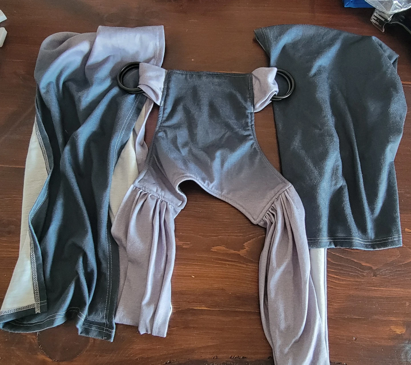 EUC Momcozy Baby Wrap Carrier Sling - Blue Gradient - photo 2