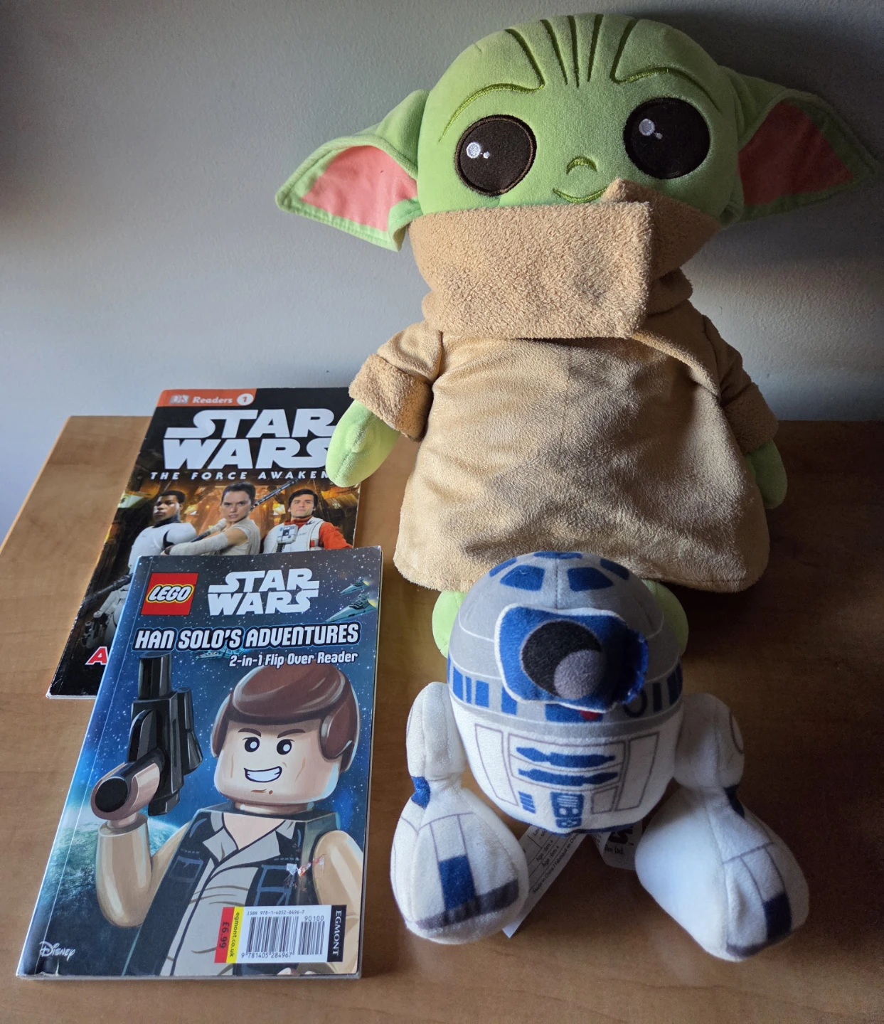 Star Wars Lot: Grogu Plush, R2-D2 Plush & 2 Books - photo 2