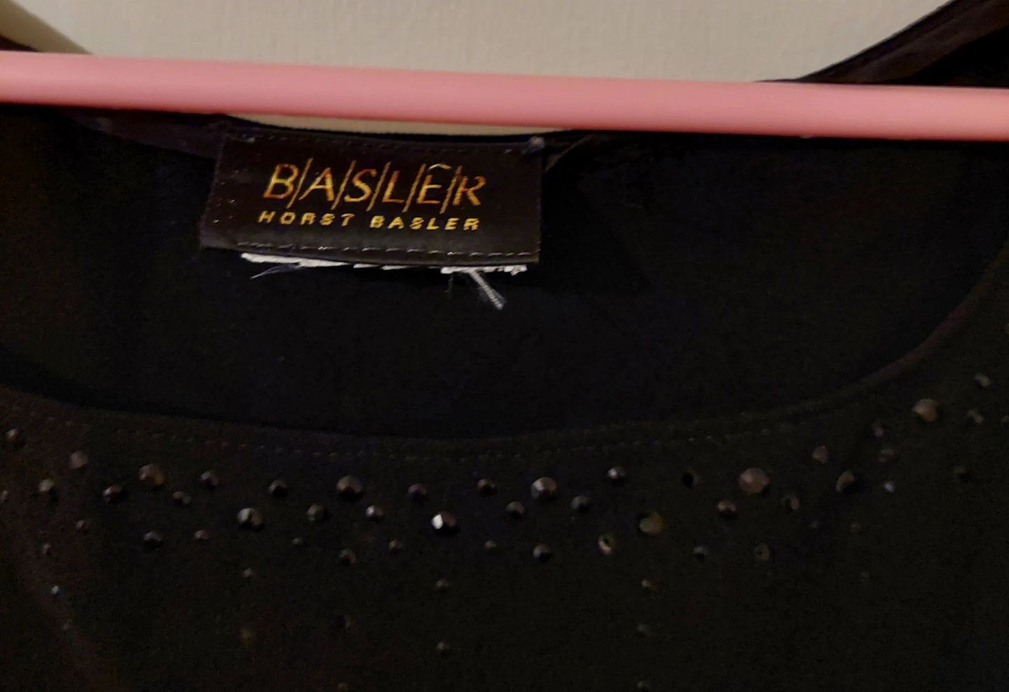 Horst Basler Black Beaded Tank Top - photo 2