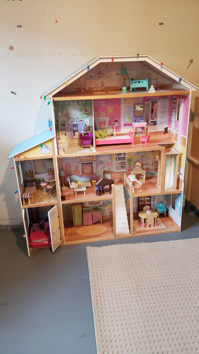 KidKraft Wooden Dollhouse with Accessories
