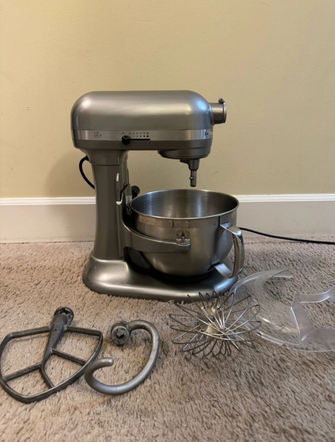 KitchenAid mixer 6quart 590 Watts - photo 3
