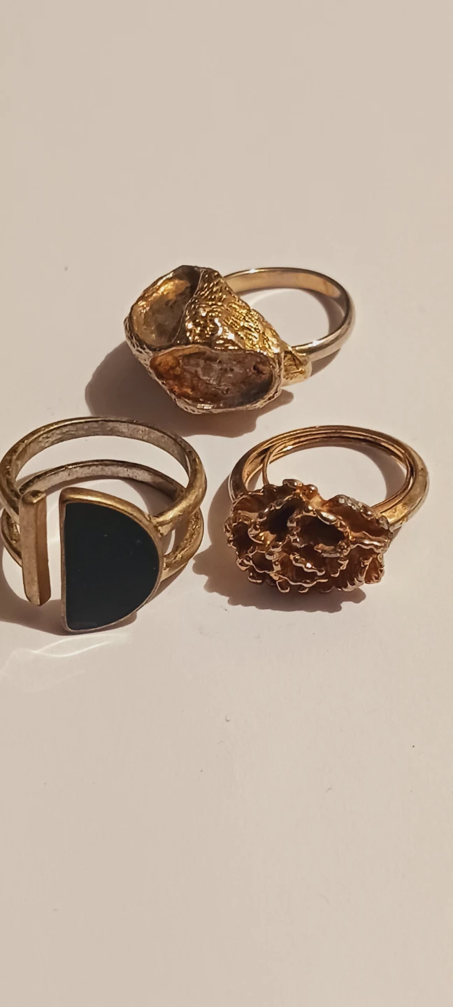 Set of 3 Vintage Rings  $15 each