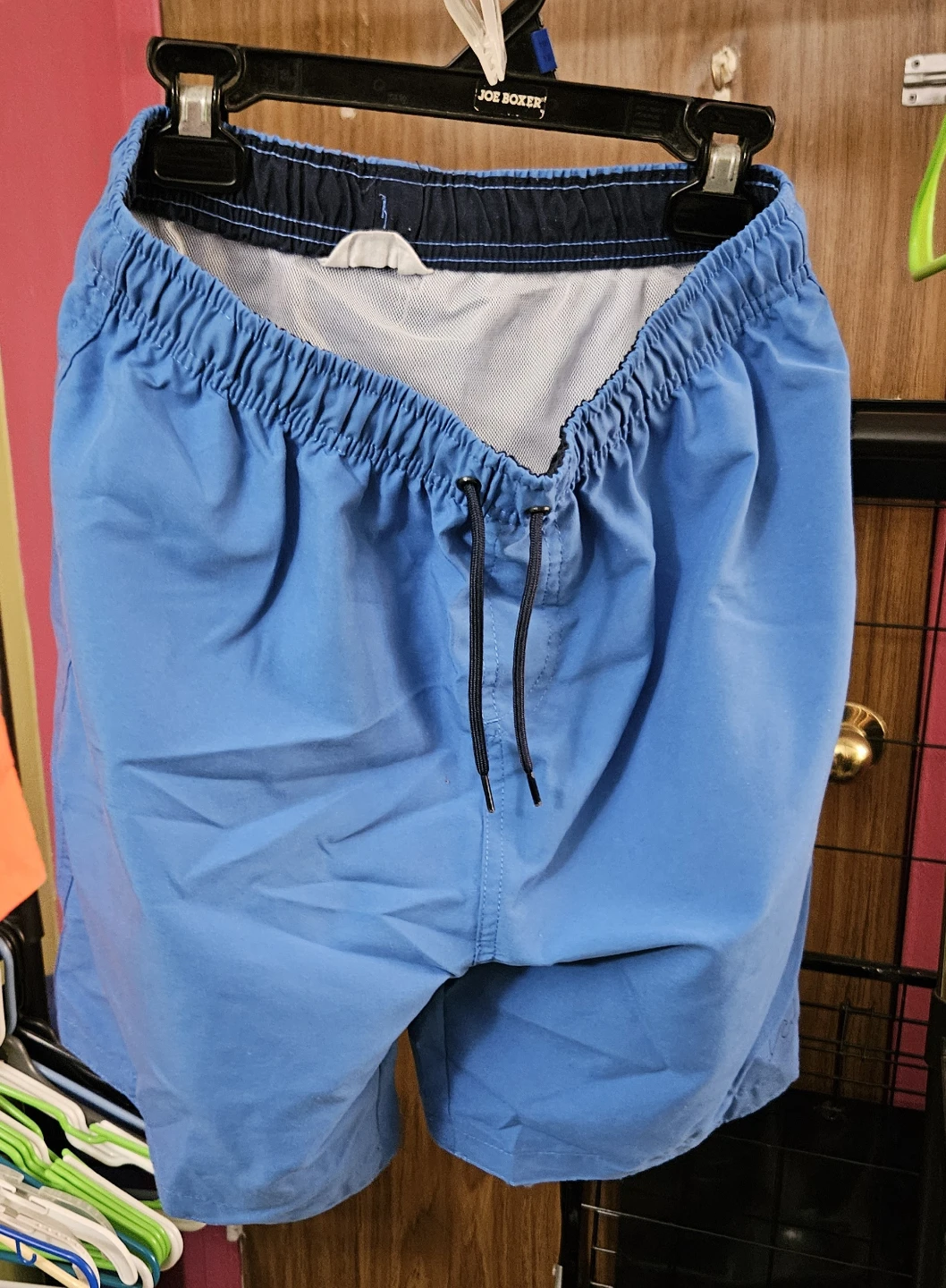 Blue Boxer Swim Trunks with liner