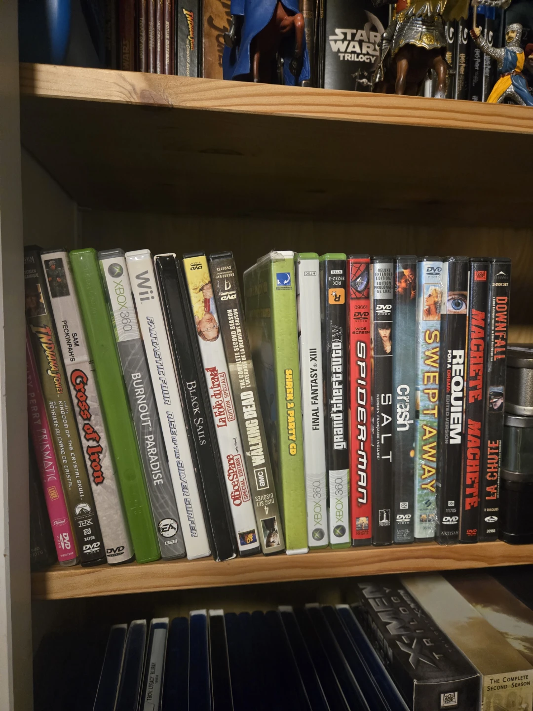 Various DVDs and Blu-rays