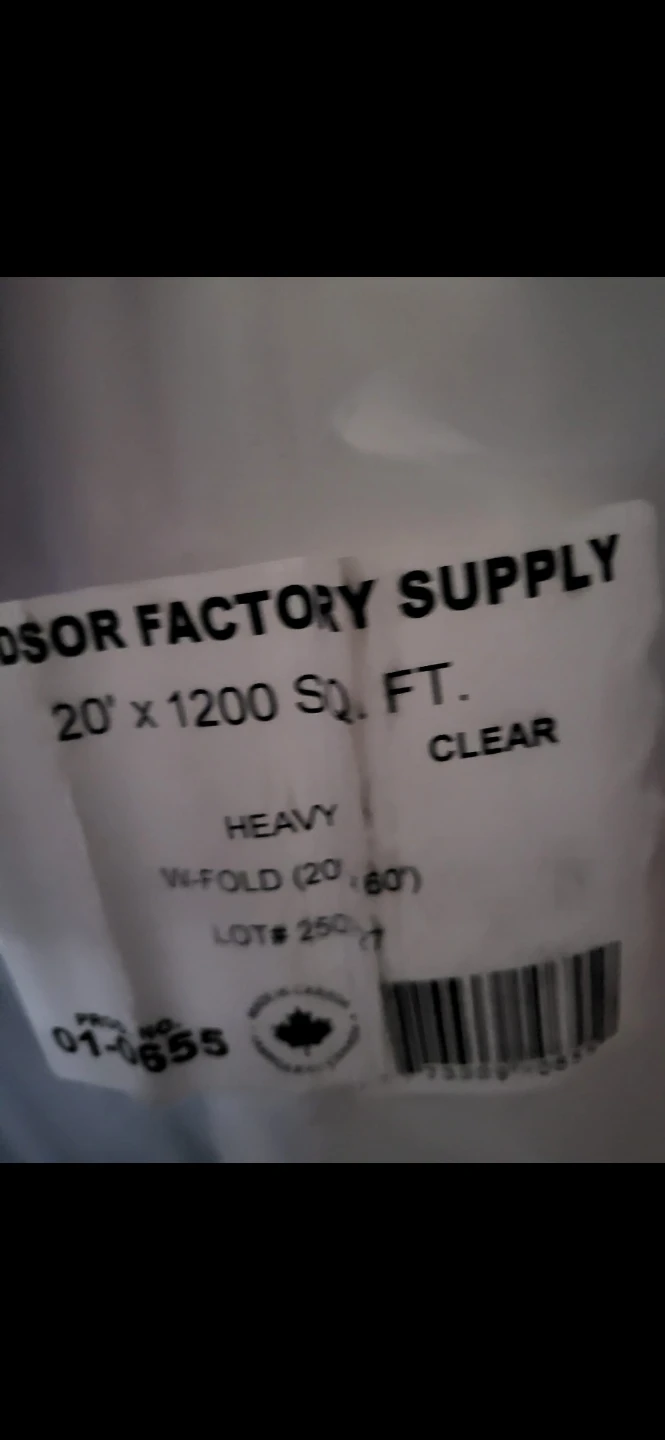 Windsor Factory Supply Heavy Clear Plastic Sheeting - photo 4
