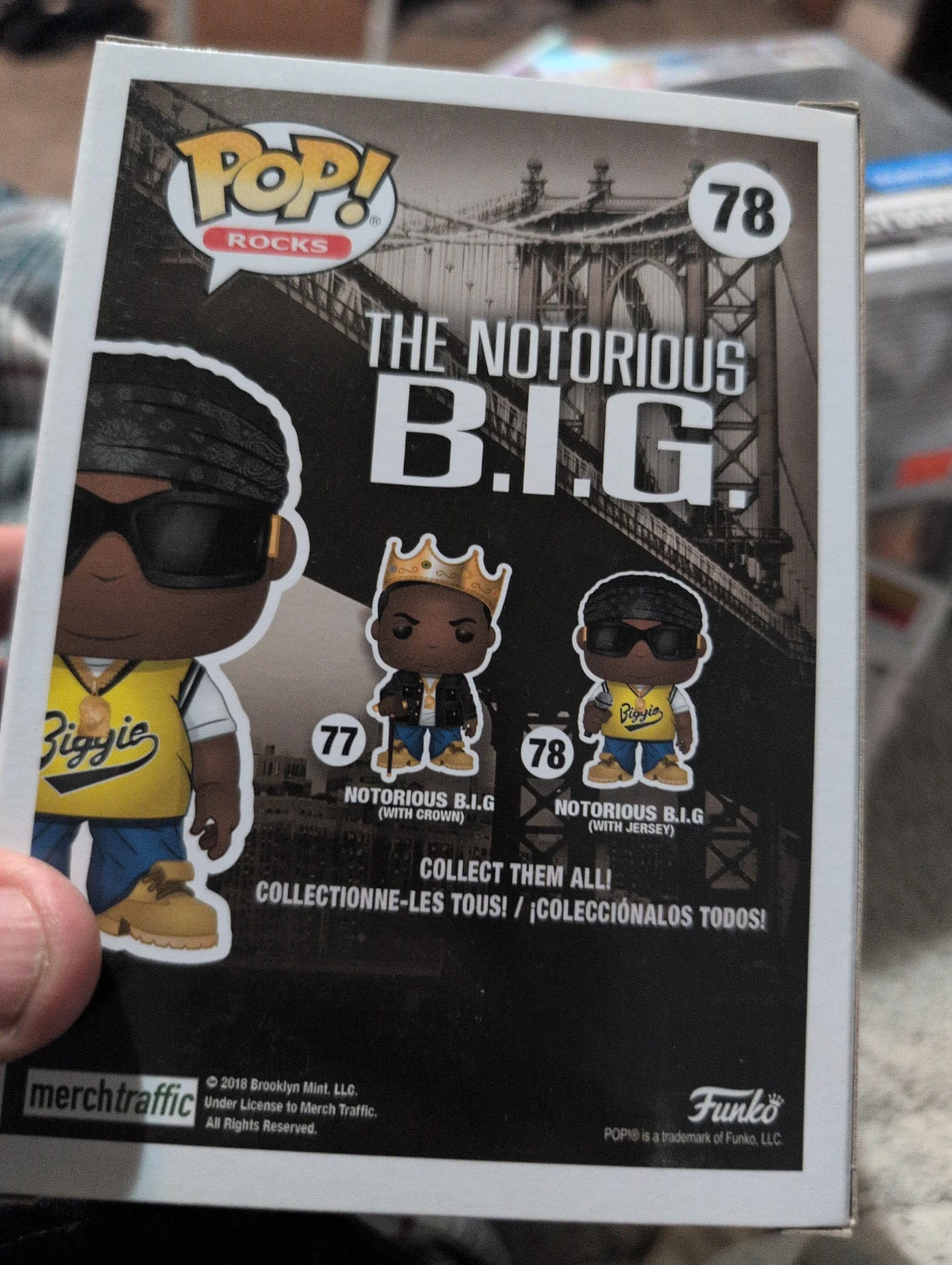Funko Pop! Rocks The Notorious B.I.G. #78 with Jersey - photo 2