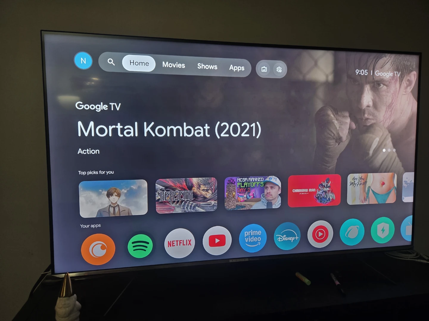 Hisense 55" QLED 4K Google Tv