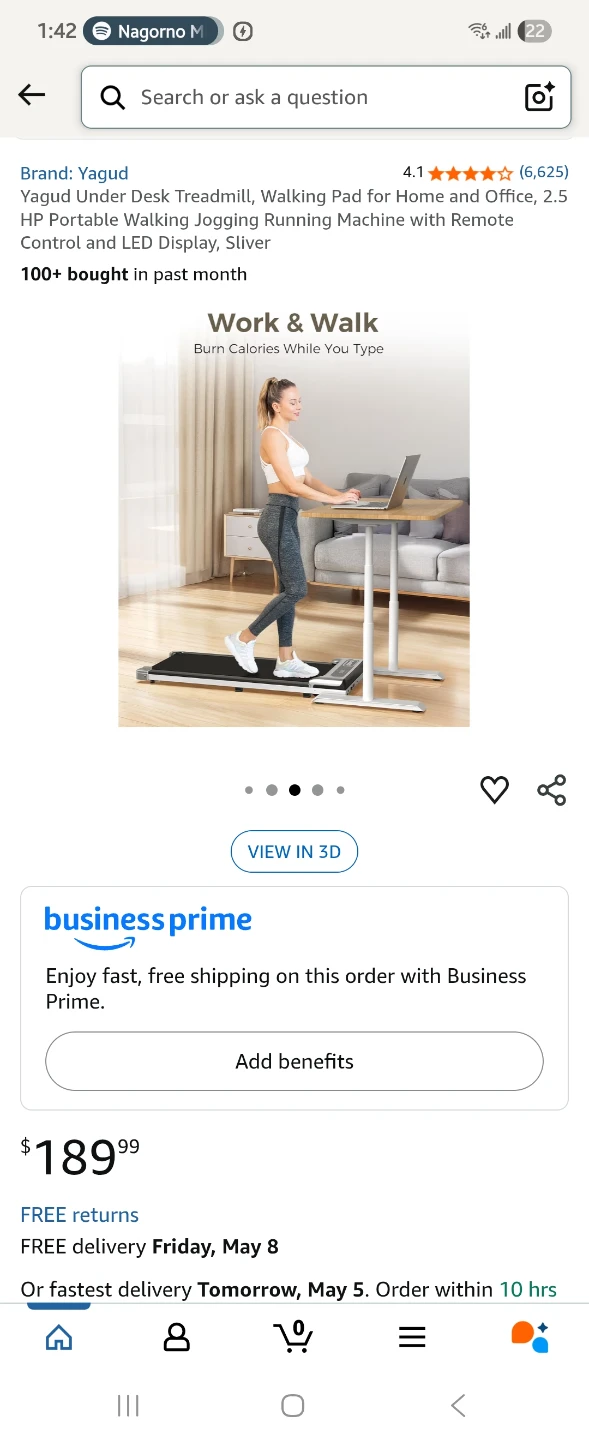 Yagud Under Desk Treadmill Walking Pad - photo 3