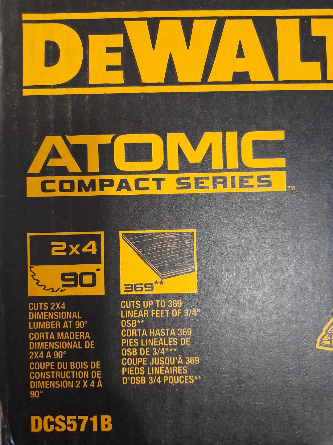 DEWALT ATOMIC COMPACT SERIES 20V MAX 4-1/2" Circular Saw - photo 3