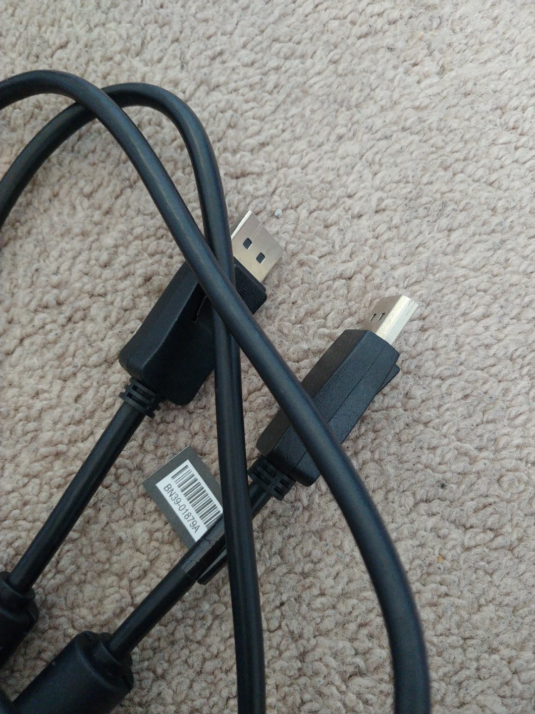 Black DisplayPort Cable - photo 3