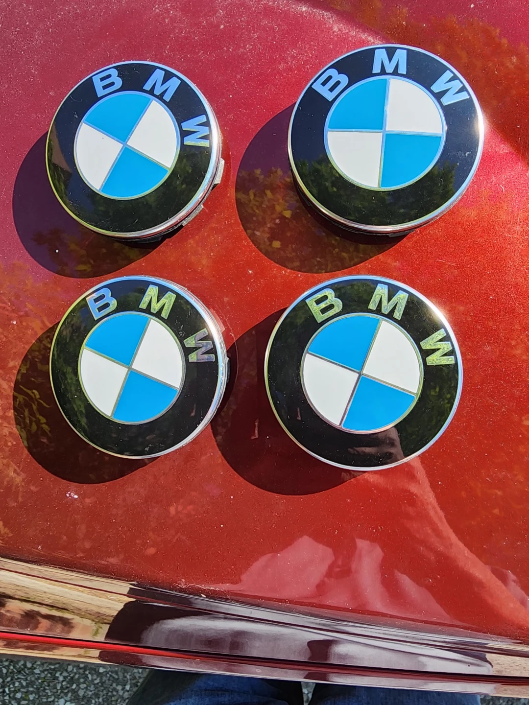 Set of 4 BMW Wheel Center Cap Hub Covers - photo 2