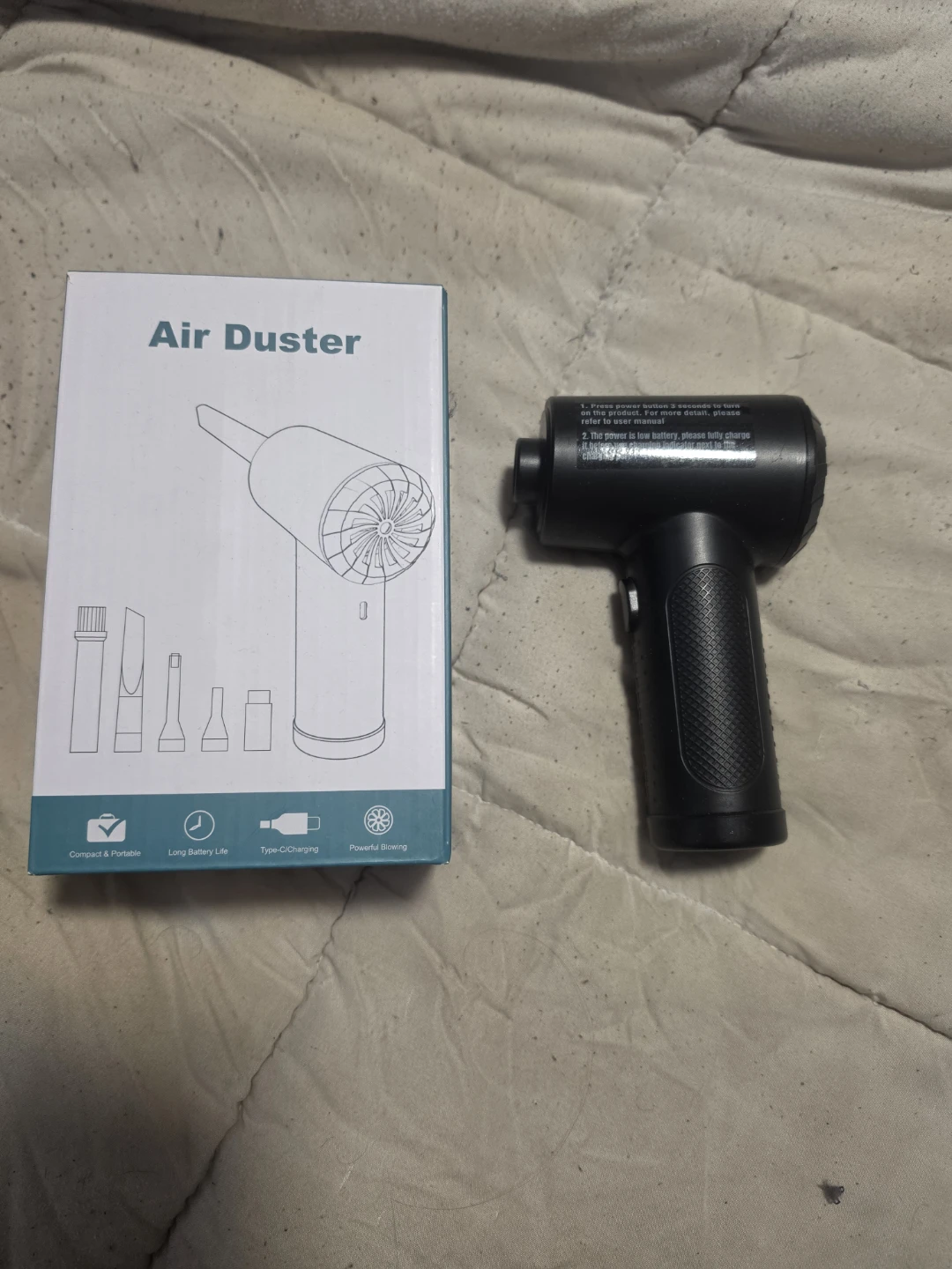 Air Duster with Accessories and Box