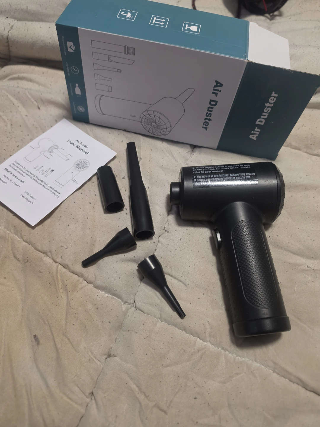 Air Duster with Accessories and Box - photo 2