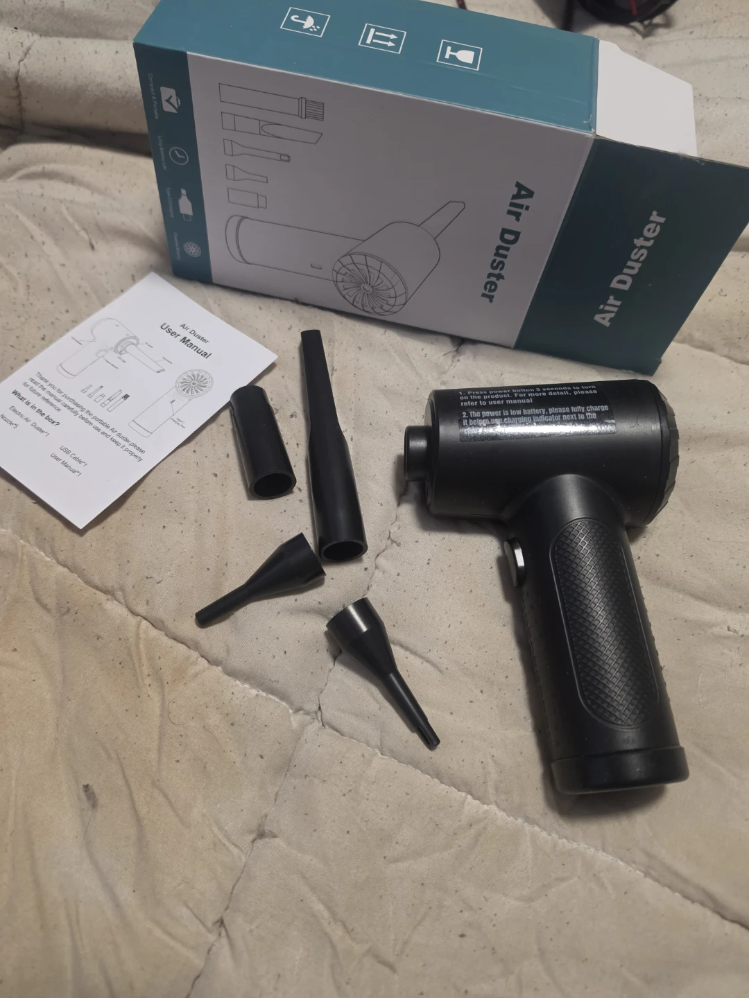 Air Duster with Accessories and Box - photo 3
