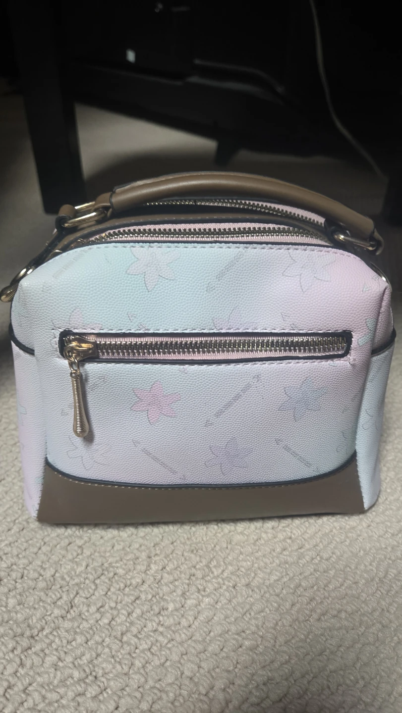 Women's Crossbody Bag with Floral Pattern - photo 2