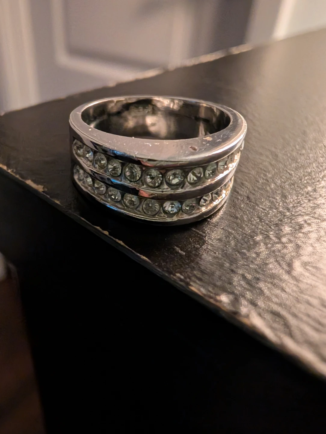 Rhinestone Band Ring - photo 2